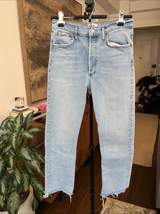 Agolde Denim - Agolde Riley High Rise Straight Crop